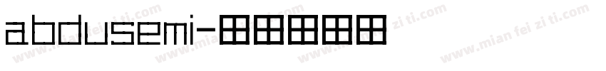 abdusemi字体转换