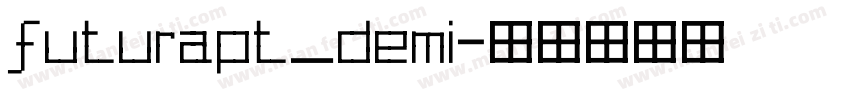 futurapt_demi字体转换