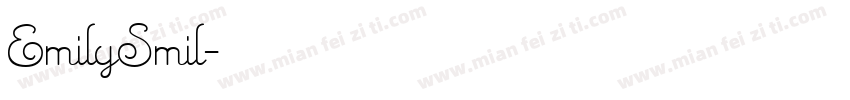 EmilySmil字体转换