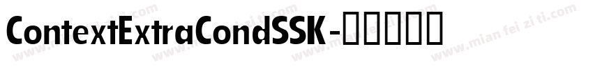 ContextExtraCondSSK字体转换