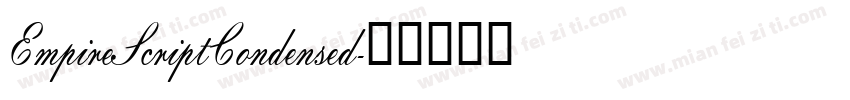 EmpireScriptCondensed字体转换