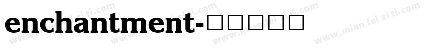 enchantment字体转换