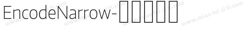 EncodeNarrow字体转换