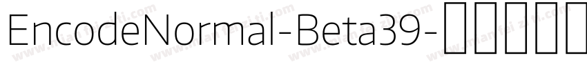 EncodeNormal-Beta39字体转换