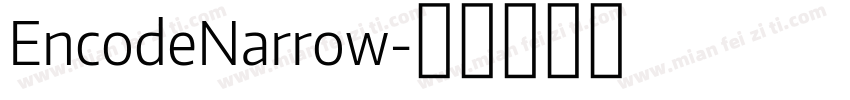 EncodeNarrow字体转换