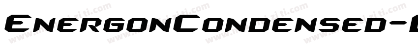 EnergonCondensed-BelB字体转换