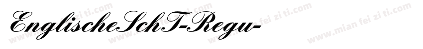 EnglischeSchT-Regu字体转换