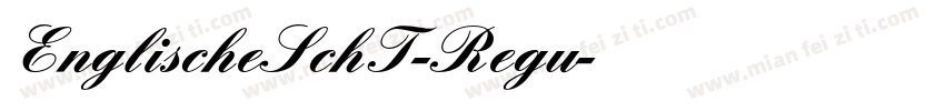 EnglischeSchT-Regu字体转换