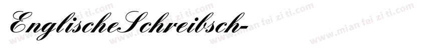 EnglischeSchreibsch字体转换
