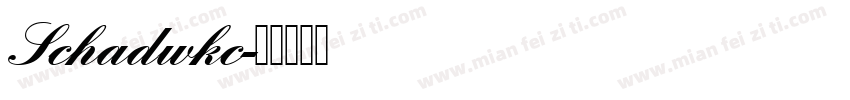 Schadwkc字体转换