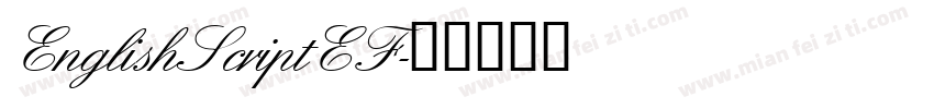 EnglishScriptEF字体转换