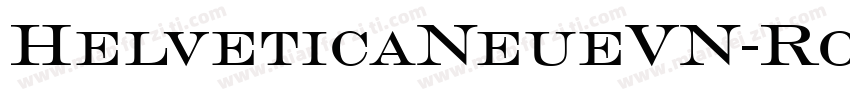 HelveticaNeueVN-Roma字体转换