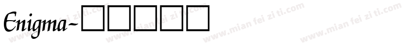 Enigma字体转换
