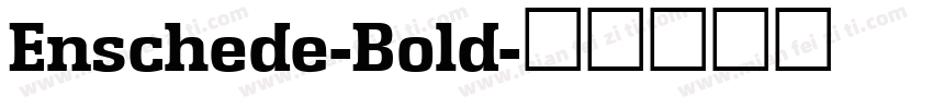 Enschede-Bold字体转换