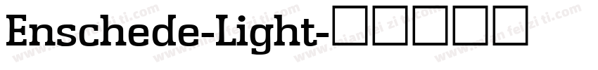 Enschede-Light字体转换
