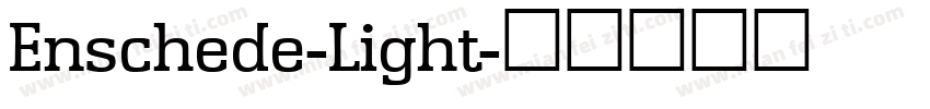 Enschede-Light字体转换