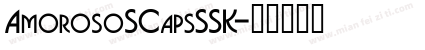 AmorosoSCapsSSK字体转换