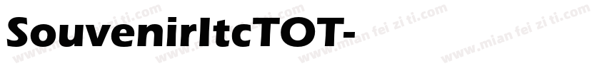 SouvenirItcTOT字体转换
