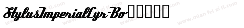 StylusImperialCyr-Bo字体转换