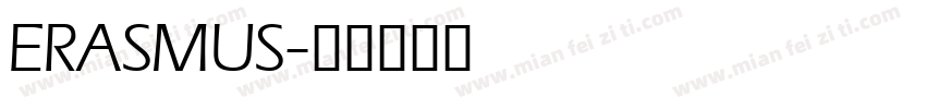 ERASMUS字体转换