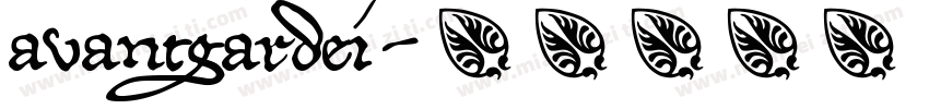avantgardei字体转换