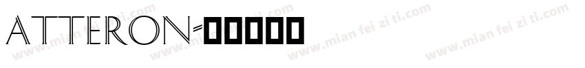 Atteron字体转换