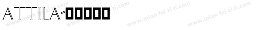 Attila字体转换