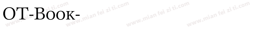 OT-Book字体转换