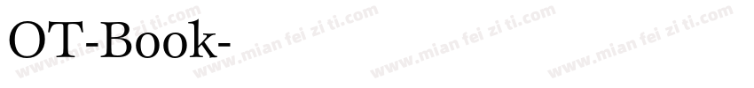 OT-Book字体转换
