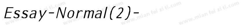 Essay-Normal(2)字体转换