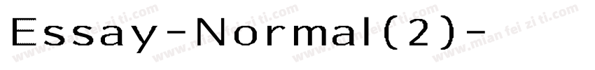 Essay-Normal(2)字体转换
