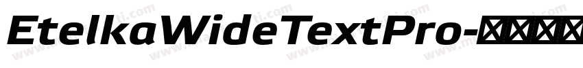 EtelkaWideTextPro字体转换