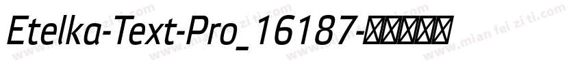 Etelka-Text-Pro_16187字体转换