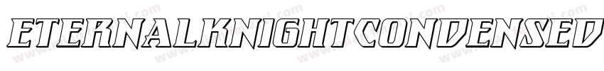 EternalKnightCondensed-pYZa字体转换