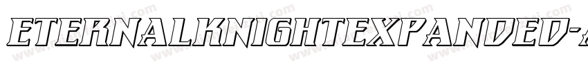 EternalKnightExpanded-AVG2字体转换