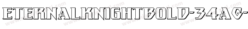 EternalKnightBold-34aG字体转换