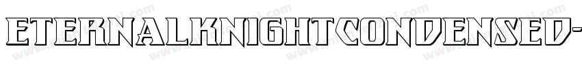 EternalKnightCondensed-pYZa字体转换