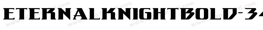 EternalKnightBold-34aG字体转换