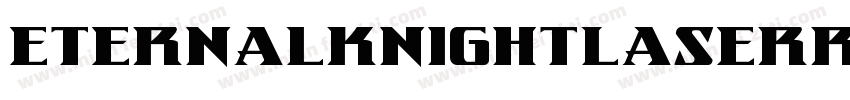 EternalKnightLaserRegular-JYJ7字体转换