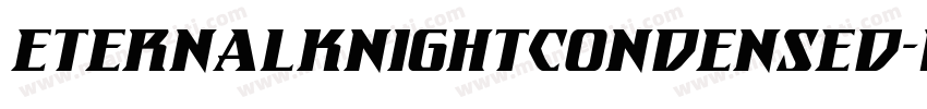 EternalKnightCondensed-pYZa字体转换
