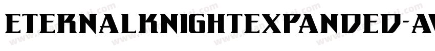 EternalKnightExpanded-AVG2字体转换