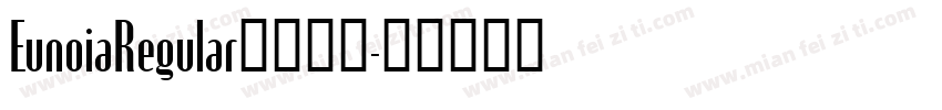 EunoiaRegular字体下载字体转换