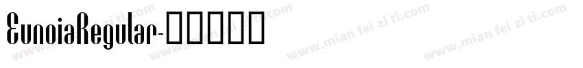 EunoiaRegular字体转换