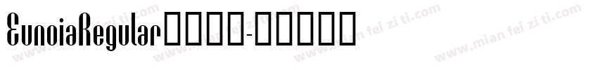 EunoiaRegular字体下载字体转换