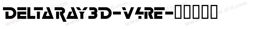 DeltaRay3D-v4rE字体转换