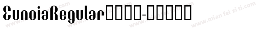 EunoiaRegular字体下载字体转换