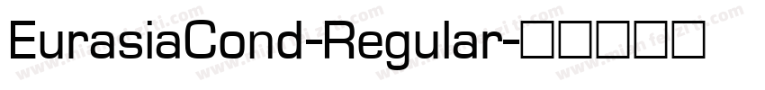 EurasiaCond-Regular字体转换