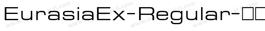 EurasiaEx-Regular字体转换