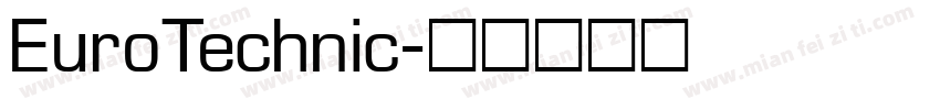 EuroTechnic字体转换