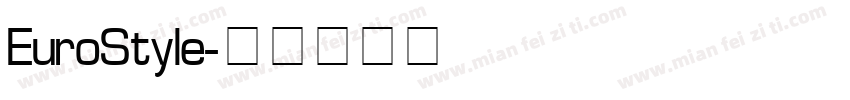 EuroStyle字体转换